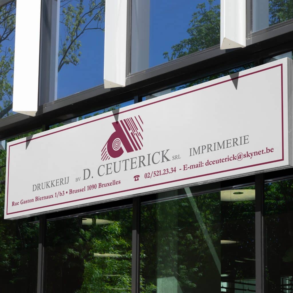 Impression grand format, bâches et signalétique extérieure pour entreprises à Bruxelles